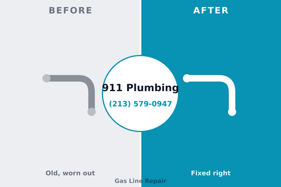 Before and after: plumbing repair Sparkill, NY